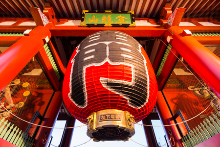 Close up of Sensoji temple or Asakusa temple Japan-style Temple popular attractions for tourists.のeditorial素材