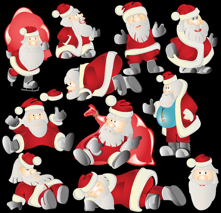  there are four cartoon snailsのイラスト素材