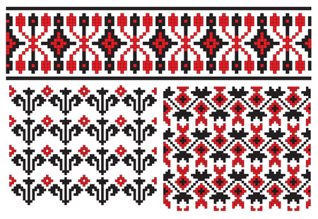 texture embroidery ukrainianのイラスト素材