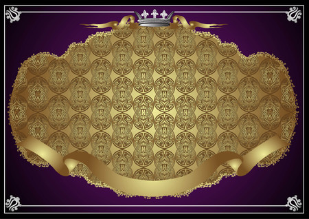 royal banner  background advertisingのイラスト素材