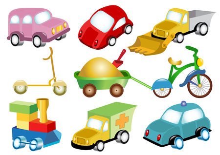 toy transportのイラスト素材