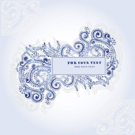 banner abstraction blue backgroundのイラスト素材