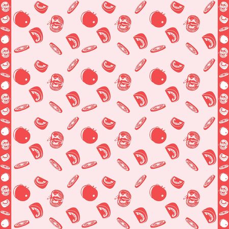 tomato background vegetable textureのイラスト素材