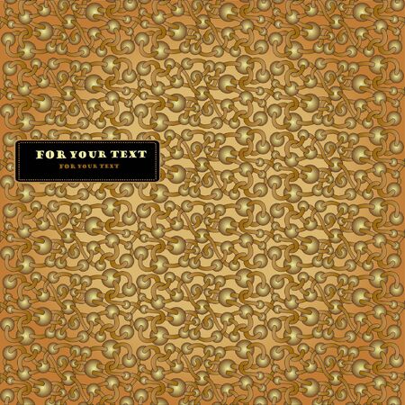 gold circle background advertisingのイラスト素材
