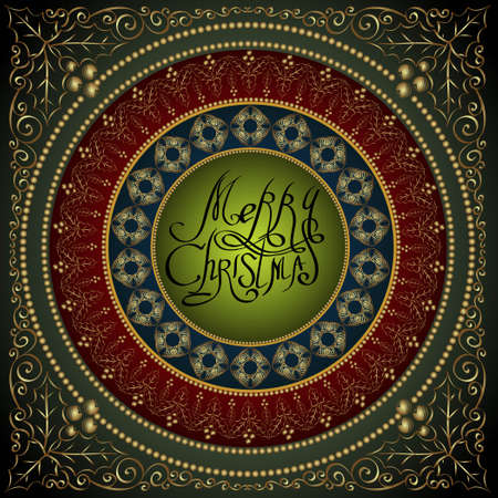 christmasa vintage luxury backgroundのイラスト素材