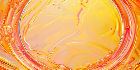 Dramatic cloudscape at sunset, 3d render illustration.の素材