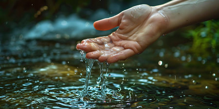 abstract background of orange and yellow water with bubbles in the waterの素材
