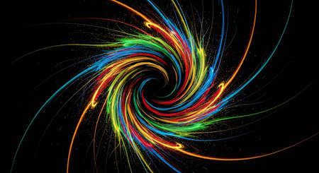 Abstract fractal. Fractal art background for creative design. Decoration for wallpaper, desktop, poster, cover booklet. Print for clothes, t-shirt. Creative illustration for designの素材