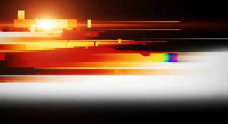 Abstract technology background with speed lines. Vector illustration for your design.の素材