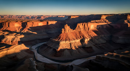 Landscape of Canyonlands National Park in Utah, United States.の素材