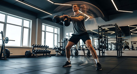 Tomatoes, peppers and basil on a cutting board in the kitchenの素材