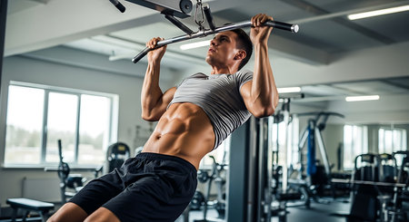 Interior of modern office with white walls, wooden floor, rows of computer tables and white chairs. 3d renderingの素材