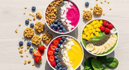 Waterfall in the forest at night,Tropical rainforestの素材