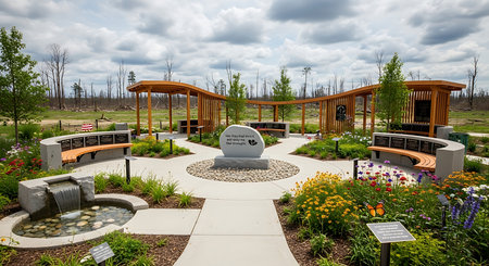 A memorial to the victims of the Chernobyl nuclear disaster.の素材