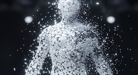 Panoramic view of the snow-capped mountains in Canadaの素材