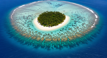 Fairy tale castle on a background of the night sky. Vector illustrationの素材