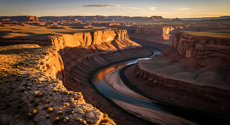 Horseshoe Bend in Canyonlands National Park, Utah, USAの素材