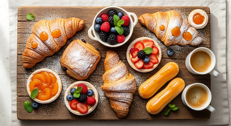 Butterfly with speech bubble on blurred background, vector illustration.の素材