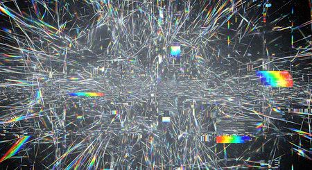 abstract fractal background a computer-generated 2D illustration, textureの素材