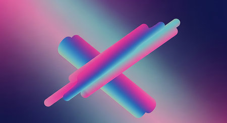 Abstract background. Vector illustration. Gradient mesh. Neon colors.の素材