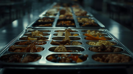 Catering buffet for events and parties. Selective focus.の素材