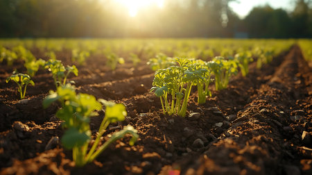 Blurred background of sandy beach and sea. Summer vacation concept.の素材