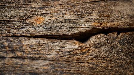 Old wood texture with natural patterns as background. Close-up.の素材