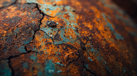 Rusty metal background, rusty metal surface, rusty metal texture.の素材