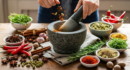 Huge stone in the meadow at sunset, Carpathian mountains, Ukraineの素材