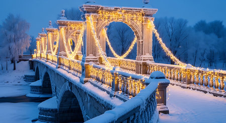 Winter Palace bridge in Tsarskoye Selo (Pushkin), St. Petersburg, Russiaの素材