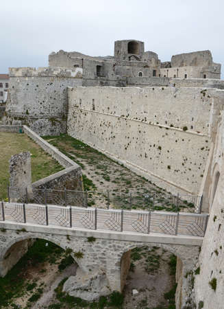 Monte Sant'Angelo Castle, Gargano, Italyのeditorial素材