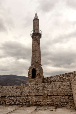 Medieval fortified building in Travnik, Bosnia and Herzegovinaのeditorial素材
