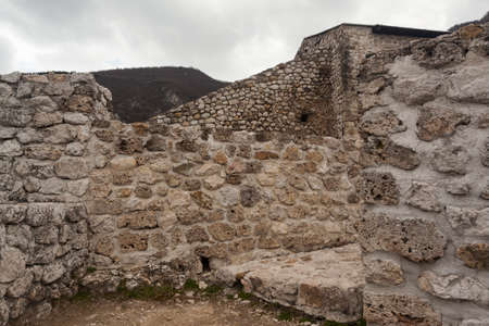 Medieval fortified building in Travnik, Bosnia and Herzegovinaのeditorial素材