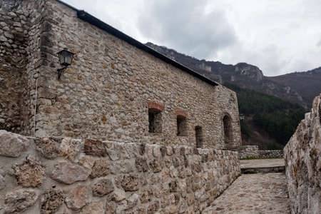 Medieval fortified building in Travnik, Bosnia and Herzegovinaのeditorial素材