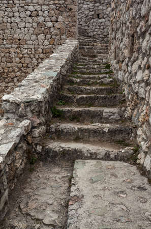 Medieval fortified building in Travnik, Bosnia and Herzegovinaのeditorial素材