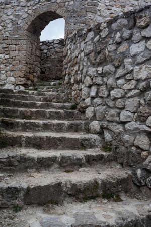 Medieval fortified building in Travnik, Bosnia and Herzegovinaのeditorial素材