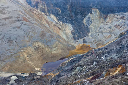 Polluted rivers and coastal areas as a result of mining and metallurgy at the mine and smelter