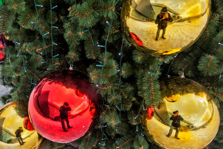 Selfie taken in Bulgaria in front of Sofia ring Mall 5.1.2015.の写真素材