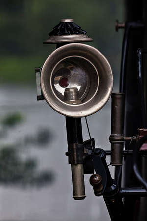 Far on the old-timer car
