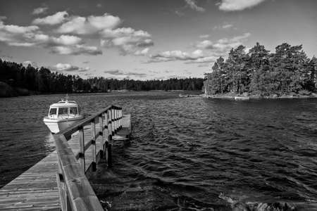 Vihti, Finland - September 27, 2014: Scenes from the seaのeditorial素材