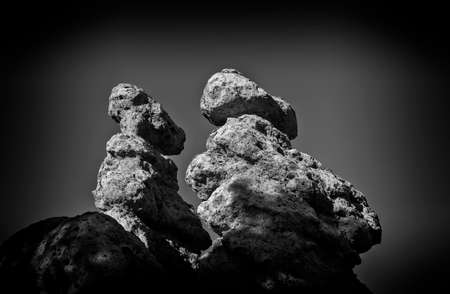 Earth bars in Kuklica, Kriva Palanka  Macedoniaの写真素材