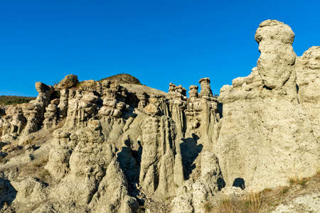 Earth bars in Kuklica, Kriva Palanka  Macedoniaの写真素材