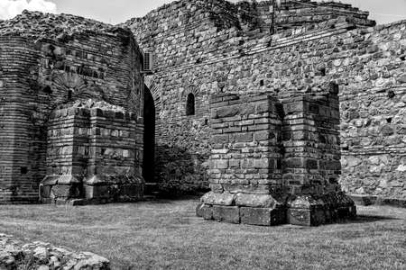Zajecar, Serbia -  July 09, 2017: The historical archaeological site of Felix Romuliana from the Roman Empireのeditorial素材
