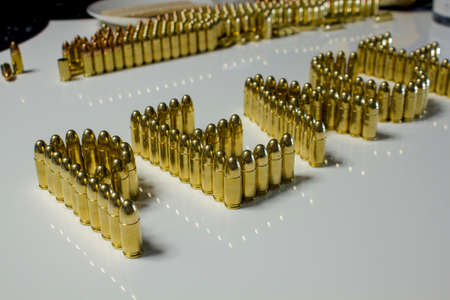 Photos of bullets 9x19, photos taken from different positions.