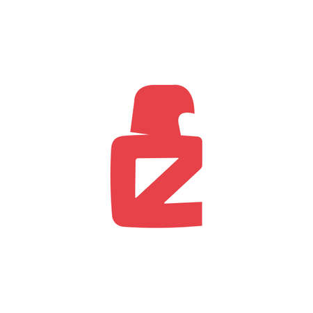 Eagle Bird abstract Logo design vector template.のイラスト素材