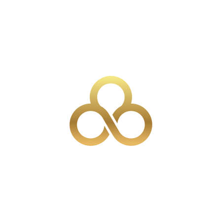 royal luxury circular golden logo, decoration emblemのイラスト素材