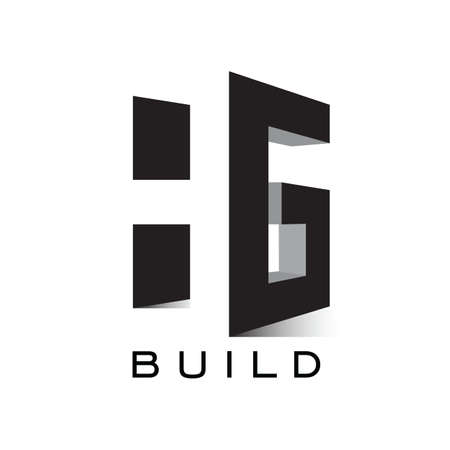 build logo HG build logo vector