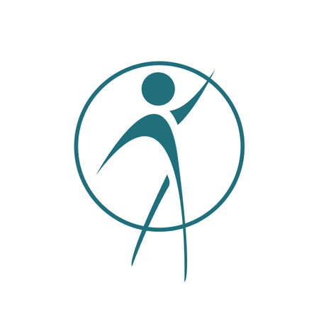 human body logo, medical figureのイラスト素材