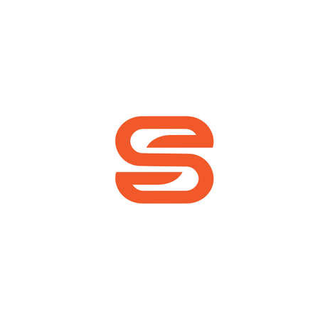 s logo font, creative logo symbolのイラスト素材