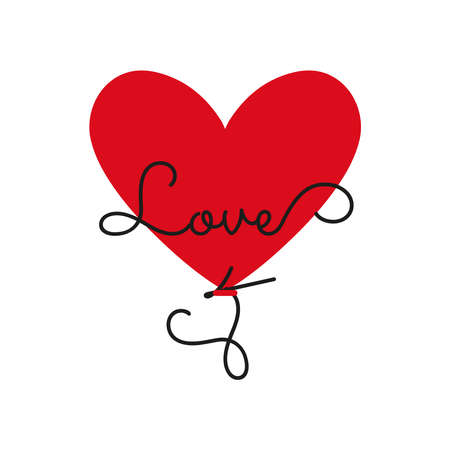 Happy Valentine's Day. Modern calligraphy script love text. vector illustration. Design for printing on shirts, posters, banners. beautiful print for t-shirtsのイラスト素材